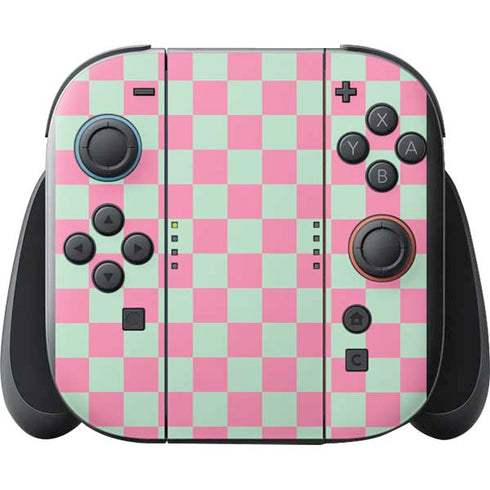 Watermelon Checkered Nintendo Switch 2 (2025) with Joy-Con Skin